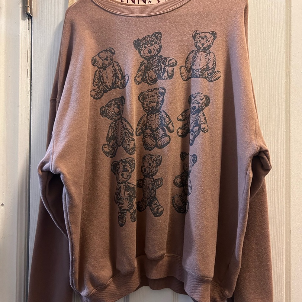 Brown Teddy Bear Sweatshirt